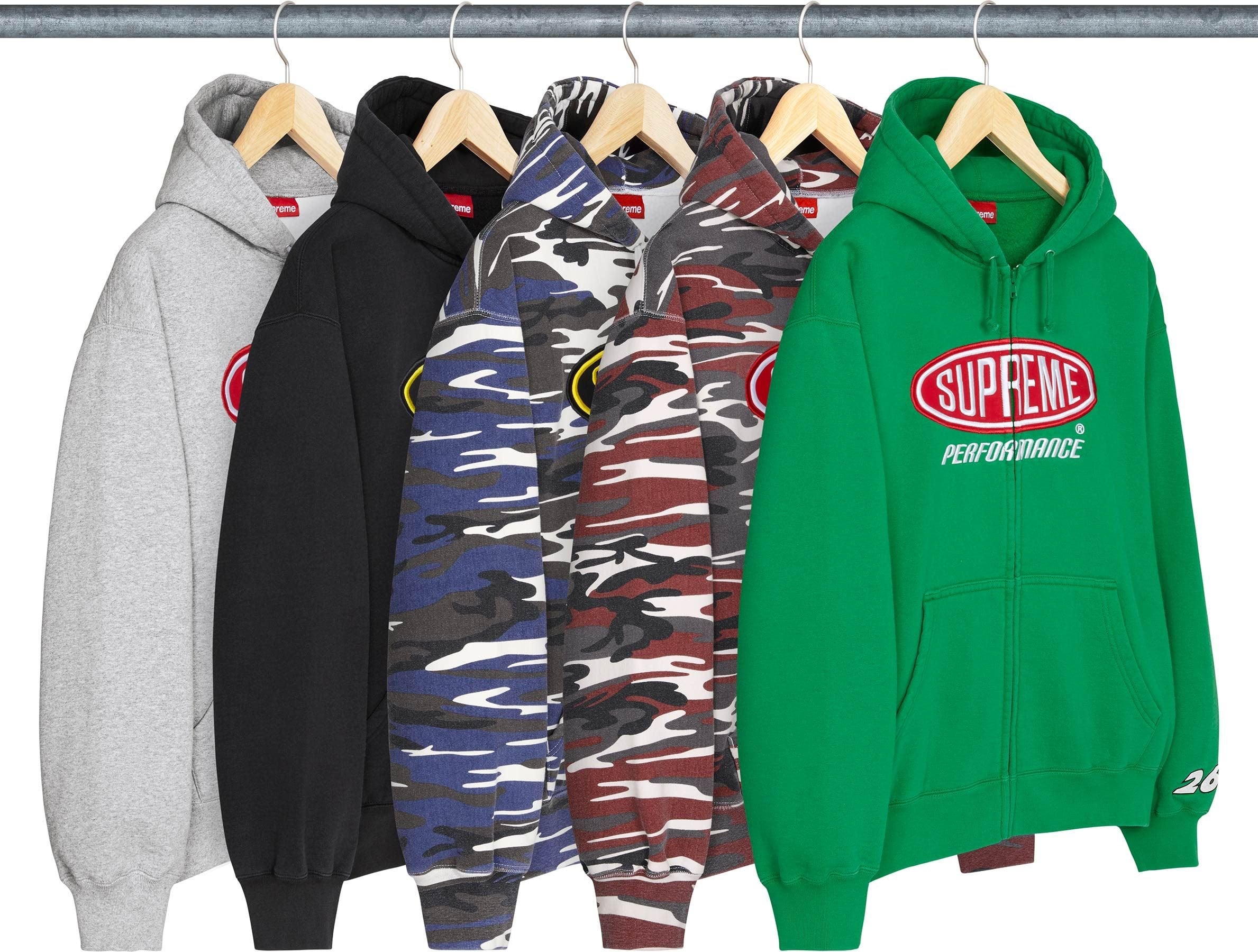 Performance Zip Up Hooded Sweatshirt
